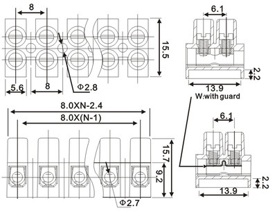 【優(yōu)質GSS100帶彈片貫通式接線端子】價格,廠家,圖片,連接器,慈溪市逍林潤豐模具加工店-